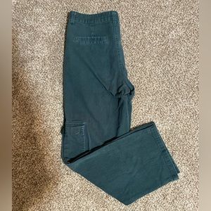 Dark green cargo jeans Forever 21